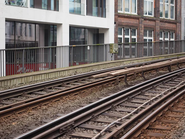 함부르크에서 S Bahn (S 기차) — 스톡 사진