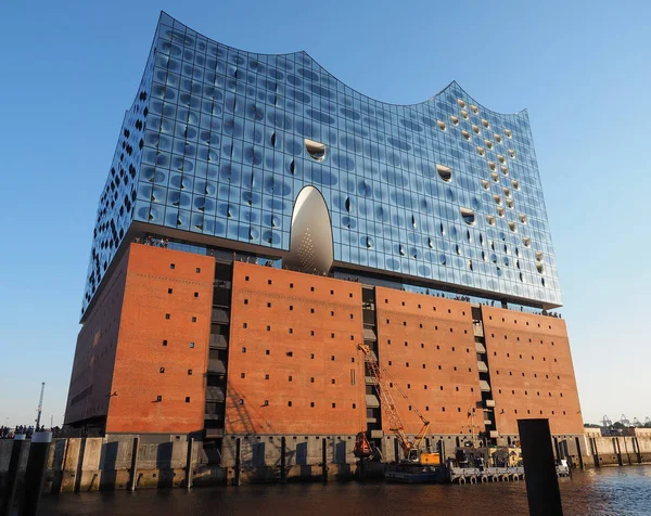 Sala de conciertos Elbphilharmonie en Hamburgo — Foto de Stock