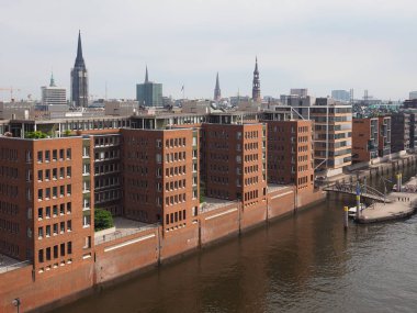 Hamburg manzarası görünümü