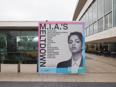Mia Meltdown festival in London clipart