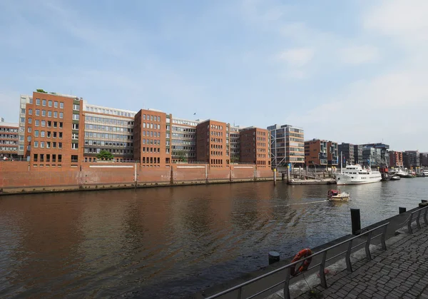 HafenCity w Hamburgu — Zdjęcie stockowe