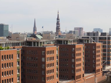 Hamburg manzarası görünümü