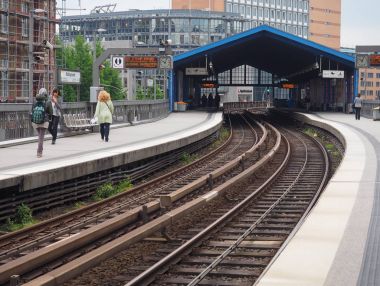Hamburg'da S Bahn (S tren)