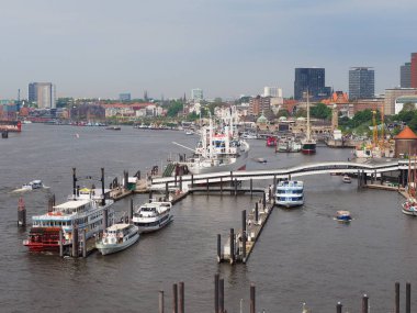 Hamburg manzarası görünümü