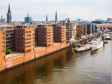 Hamburg manzarası görünümü hdr