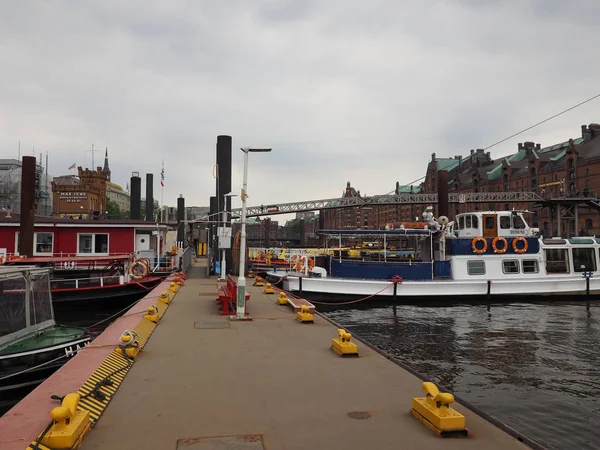HafenCity w Hamburgu — Zdjęcie stockowe