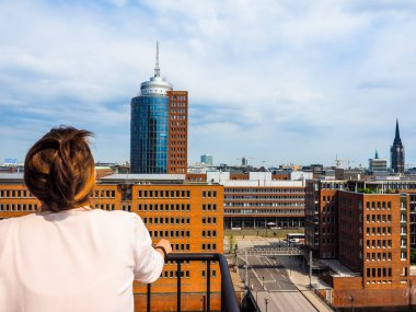 Hamburg manzarası görünümü hdr
