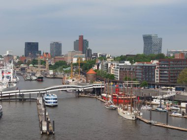 Hamburg manzarası görünümü
