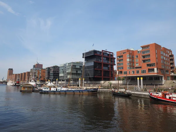 HafenCity w Hamburgu — Zdjęcie stockowe