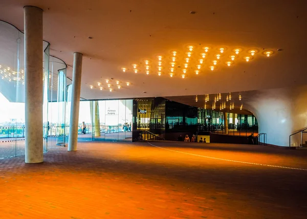 Elbphilharmonie plaza sala de conciertos en Hamburgo hdr — Foto de Stock