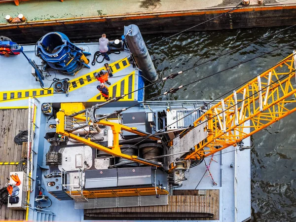 Schiff im Hamburger Hafen hdr — Stockfoto