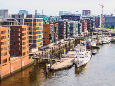 Hamburg manzarası görünümü hdr