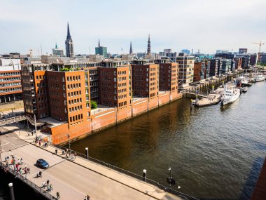 Hamburg manzarası görünümü hdr