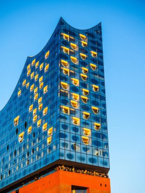 Elbphilharmonie konser salonu Hamburg HDR