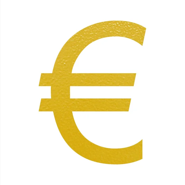 Gold usd sign isolated over white — Stock Photo, Image