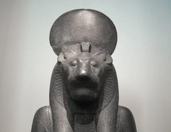 Istennő Szahmet, a londoni British Museum — Stock Fotó