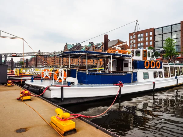 HafenCity in Hamburg hdr — Stok fotoğraf