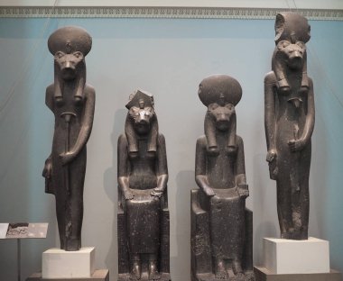 Tanrıça Sekhmet Londra'da British Museum'da