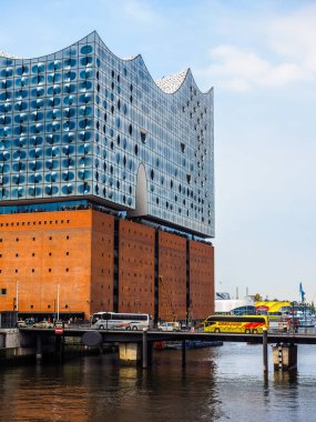 Elbphilharmonie konser salonu Hamburg HDR