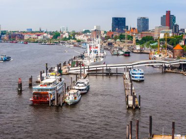 Hamburg manzarası görünümü hdr