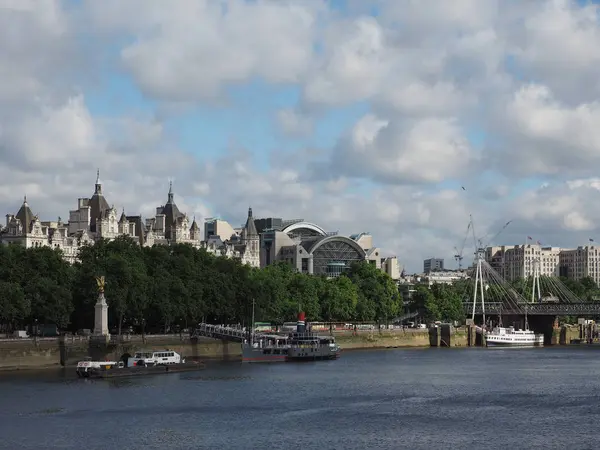 Fiume Tamigi a Londra — Foto Stock