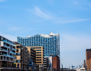 Elbphilharmonie konser salonu Hamburg HDR