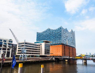 Elbphilharmonie konser salonu Hamburg HDR