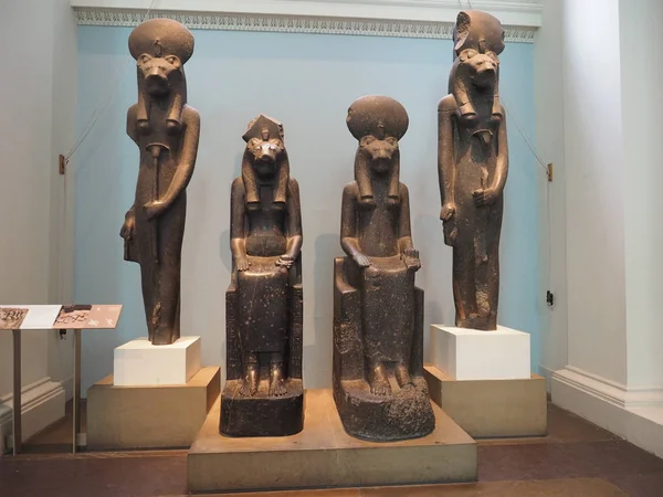 Goddess Sekhmet at British Museum in London — Stock Photo, Image