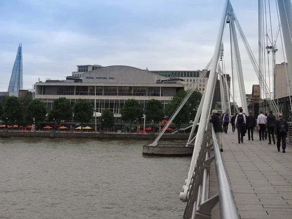 Юбилейный мост в Лондоне — стоковое фото