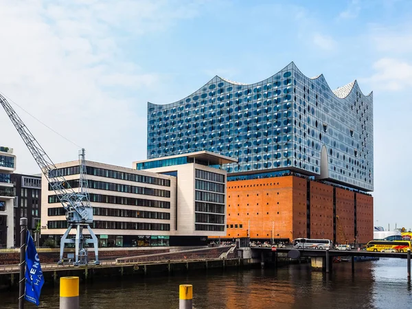 Elbphilharmonie in hamburg hdr — Stockfoto