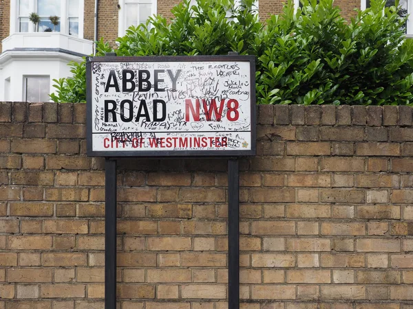 Londra'nın üye Abbey road — Stok fotoğraf