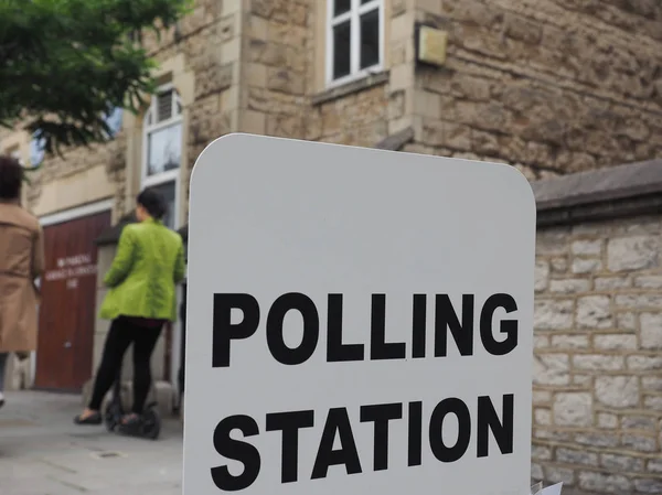 Bureau de vote à Londres — Photo