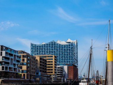 Elbphilharmonie konser salonu Hamburg HDR