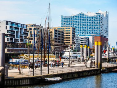 Elbphilharmonie konser salonu Hamburg HDR