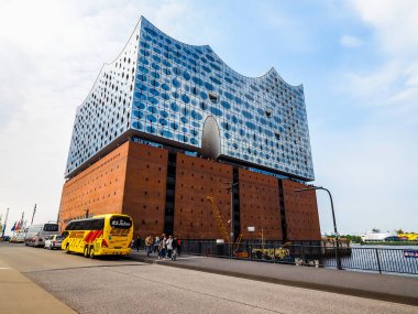 Elbphilharmonie konser salonu Hamburg HDR
