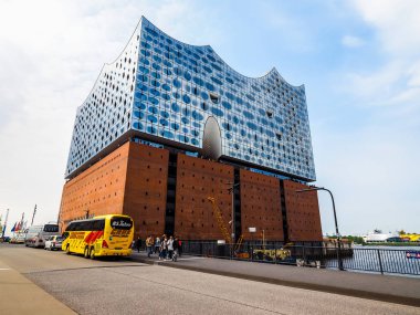 Elbphilharmonie concert hall in Hamburg hdr clipart