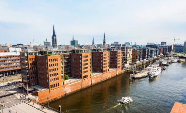 Hamburg manzarası görünümü hdr