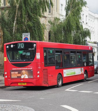 Londra'nın kırmızı otobüs