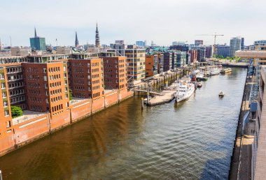Hamburg manzarası görünümü hdr