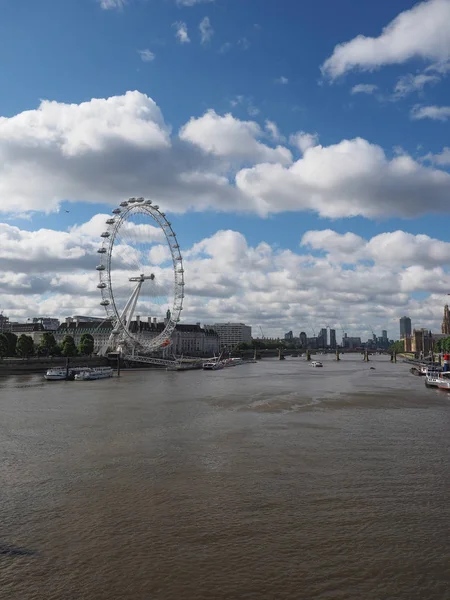 London Eye i London — Stockfoto