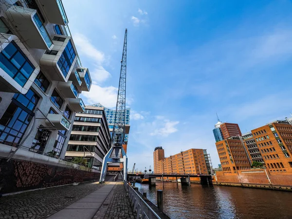 HafenCity en Hamburgo hdr —  Fotos de Stock