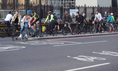 bisikletçiler Londra
