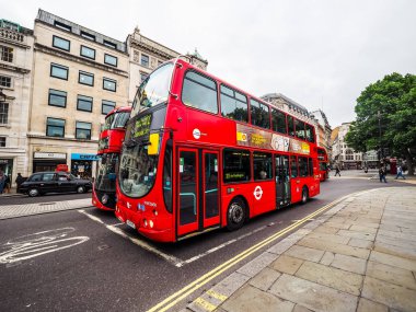 Londra (Hdr kırmızı otobüs)