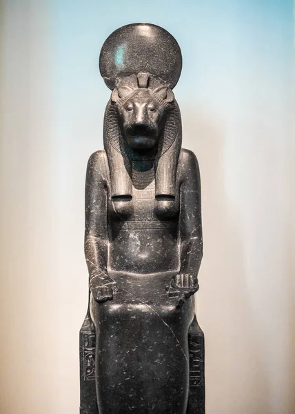 Tanrıça Sekhmet (hdr Londra'da British Museum'da) — Stok fotoğraf