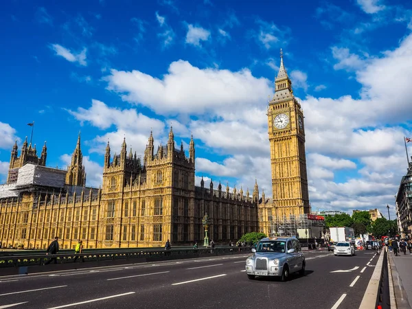 Domy Parlamentu w Londynie (Hdr) — Zdjęcie stockowe