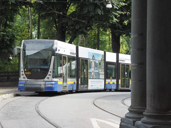 Tramvaj v Turíně — Stock fotografie