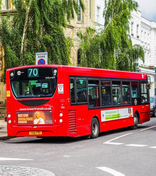 Londra (Hdr kırmızı otobüs)