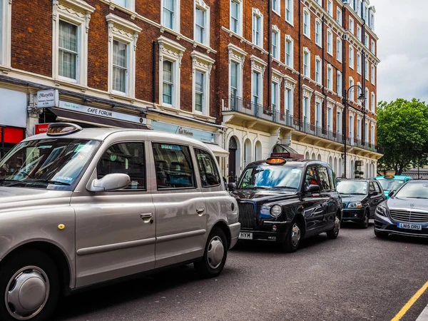 Táxi em Londres (hdr ) — Fotografia de Stock