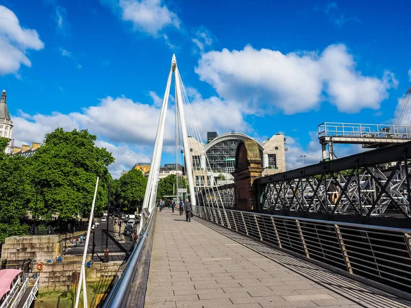 Puente Jubileo en Londres (HDR) ) — Foto de Stock