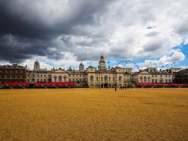 Horse Guards parade w Londynie (hdr) — Zdjęcie stockowe
